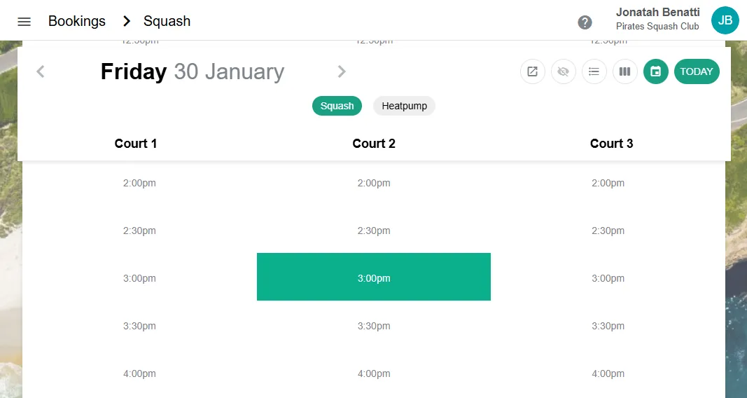 Select a time