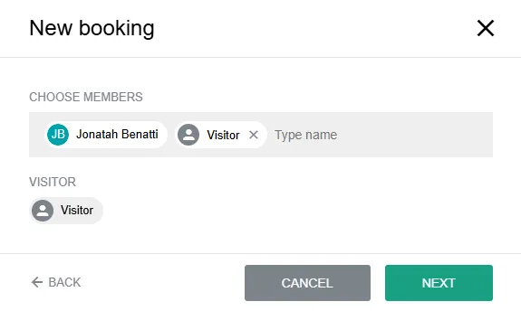 Choose visitor